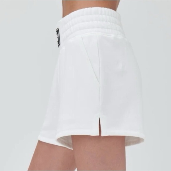 Spiritual Gangster Women's White Logo Shorts - Picture 8 of 8